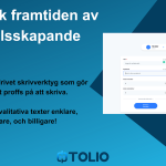 Tolio AI-skrivverktyg